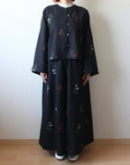 // squeeze sleeve blouse - sazanka - 【12月下旬〜1月中旬お届け予定】