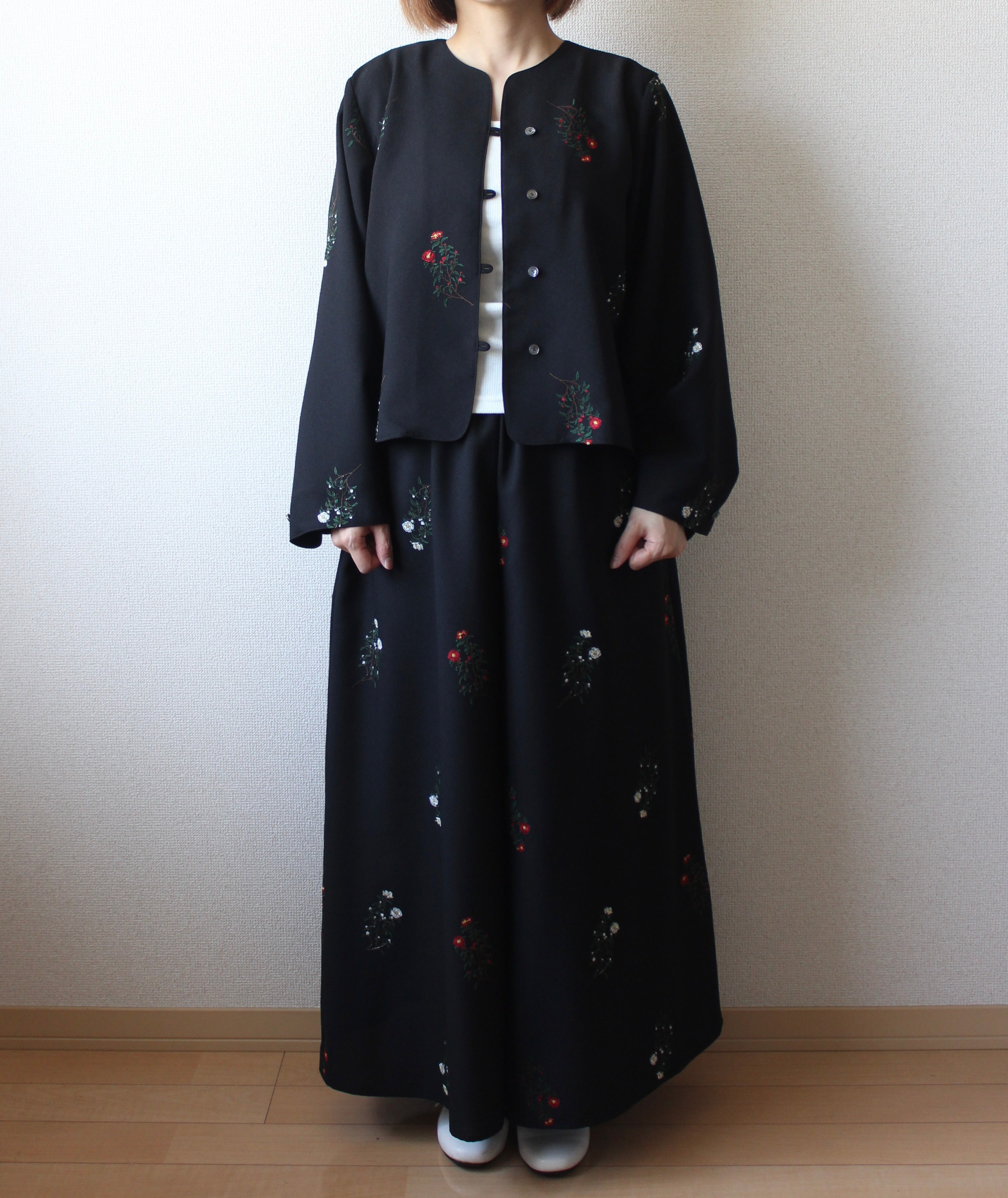 // squeeze sleeve blouse - sazanka - 【12月下旬〜1月中旬お届け予定】