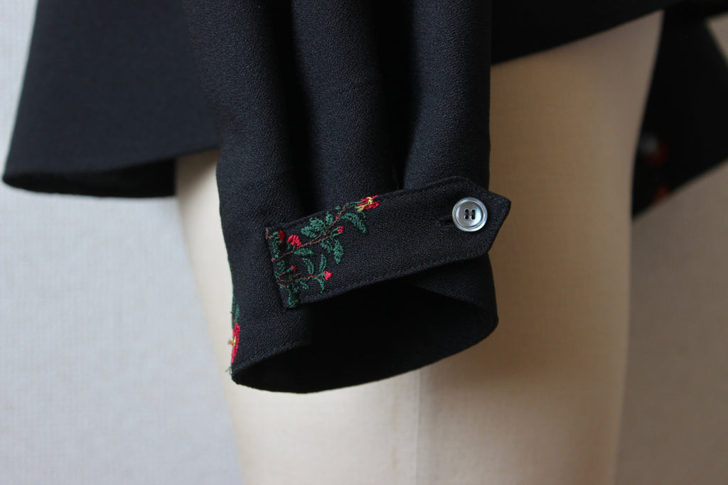 // squeeze sleeve blouse - sazanka - 【12月下旬〜1月中旬お届け予定】
