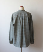 // loop button shirt - olive -【3月下旬〜4月下旬お届け予定】