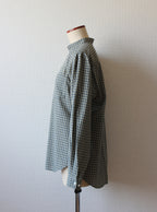 // loop button shirt - olive -【3月下旬〜4月下旬お届け予定】