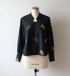 // ginkgo neck blouse - icho -【2月下旬〜3月下旬お届け予定】