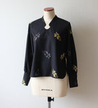 // ginkgo neck blouse - icho -【2月下旬〜3月下旬お届け予定】