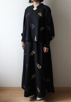 // ginkgo neck blouse - icho -【2月下旬〜3月下旬お届け予定】