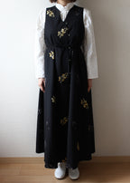 // wave neck one piece - icho - 【2月下旬〜3月下旬お届け予定】