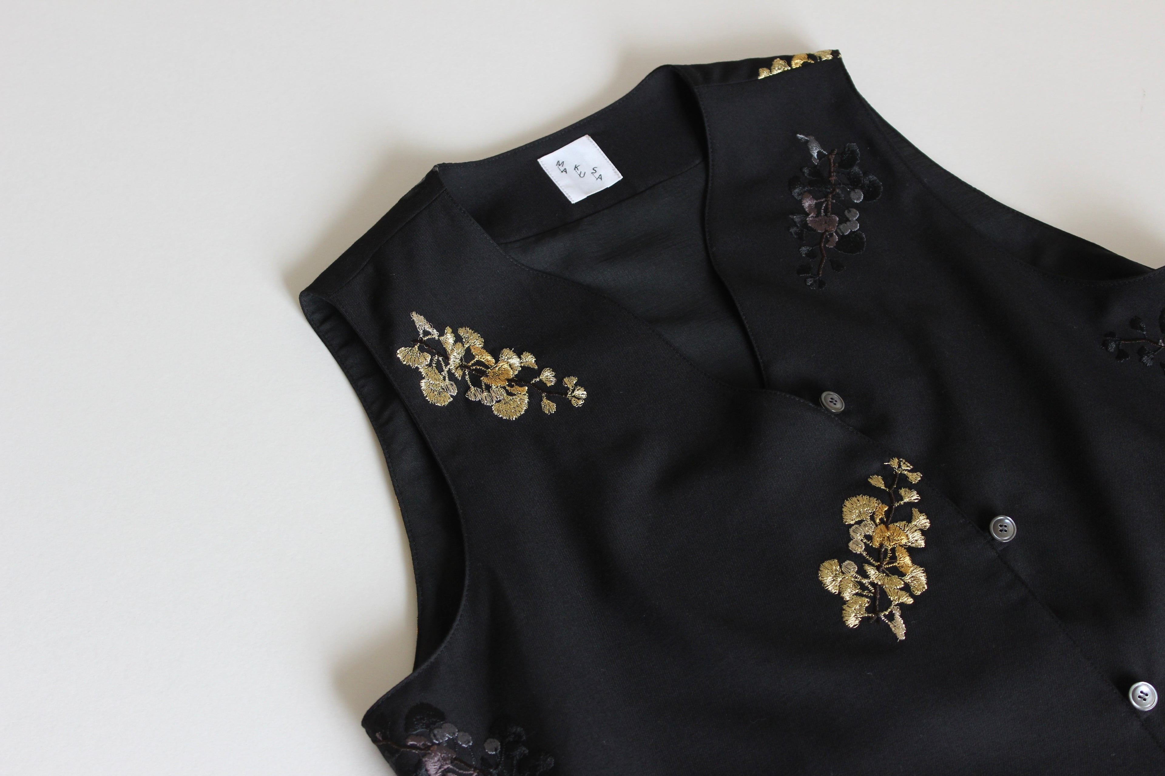 // wave neck one piece - icho - 【2月下旬〜3月下旬お届け予定】