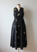 // wave neck one piece - icho - 【2月下旬〜3月下旬お届け予定】