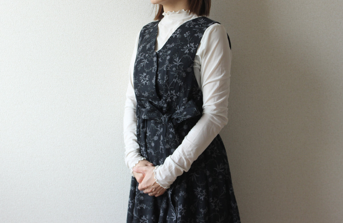 // bloom jumper skirt - camel - 【預計3月下旬～4月下旬出貨】
