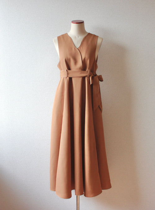 // bloom jumper skirt - camel - 【10月中旬〜下旬お届け予定】