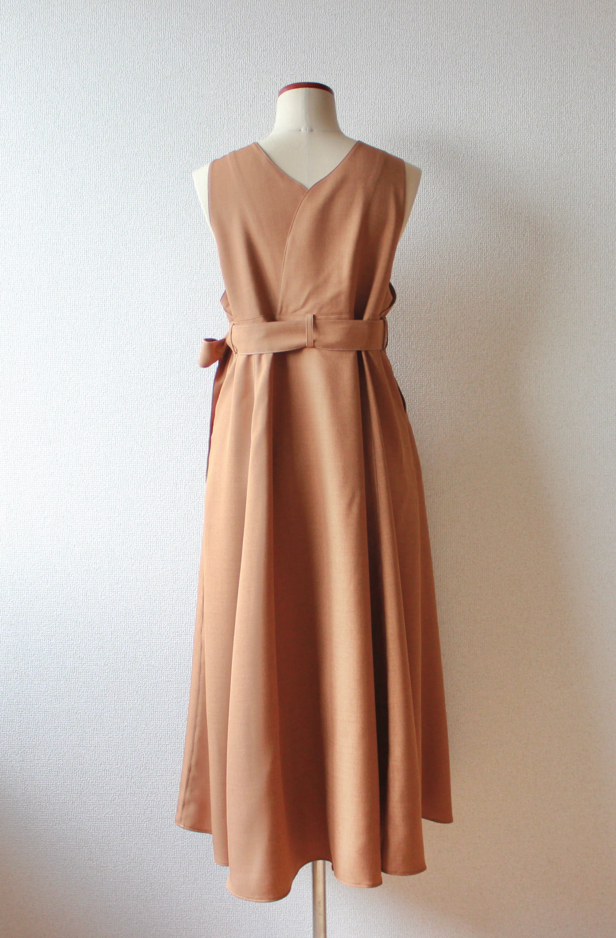 // bloom jumper skirt - camel - 【10月中旬〜下旬お届け予定】