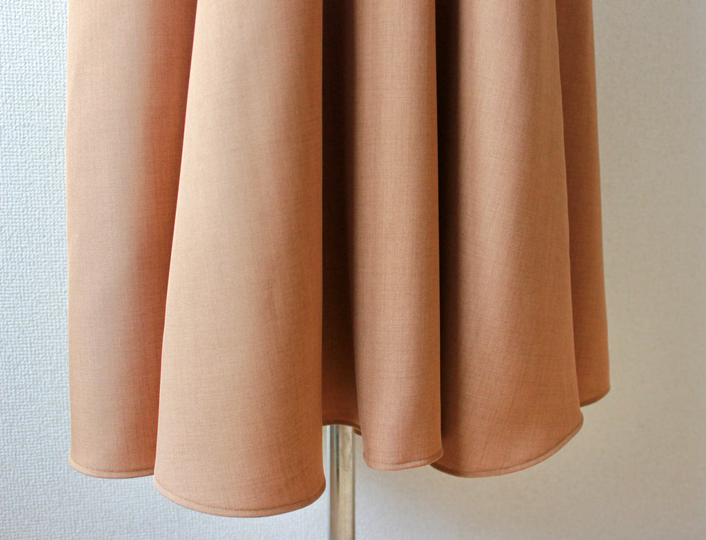 // bloom jumper skirt - camel - 【12月下旬〜1月中旬お届け予定】